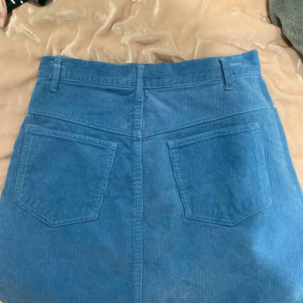 blue denim skirt - Picture 2 of 3